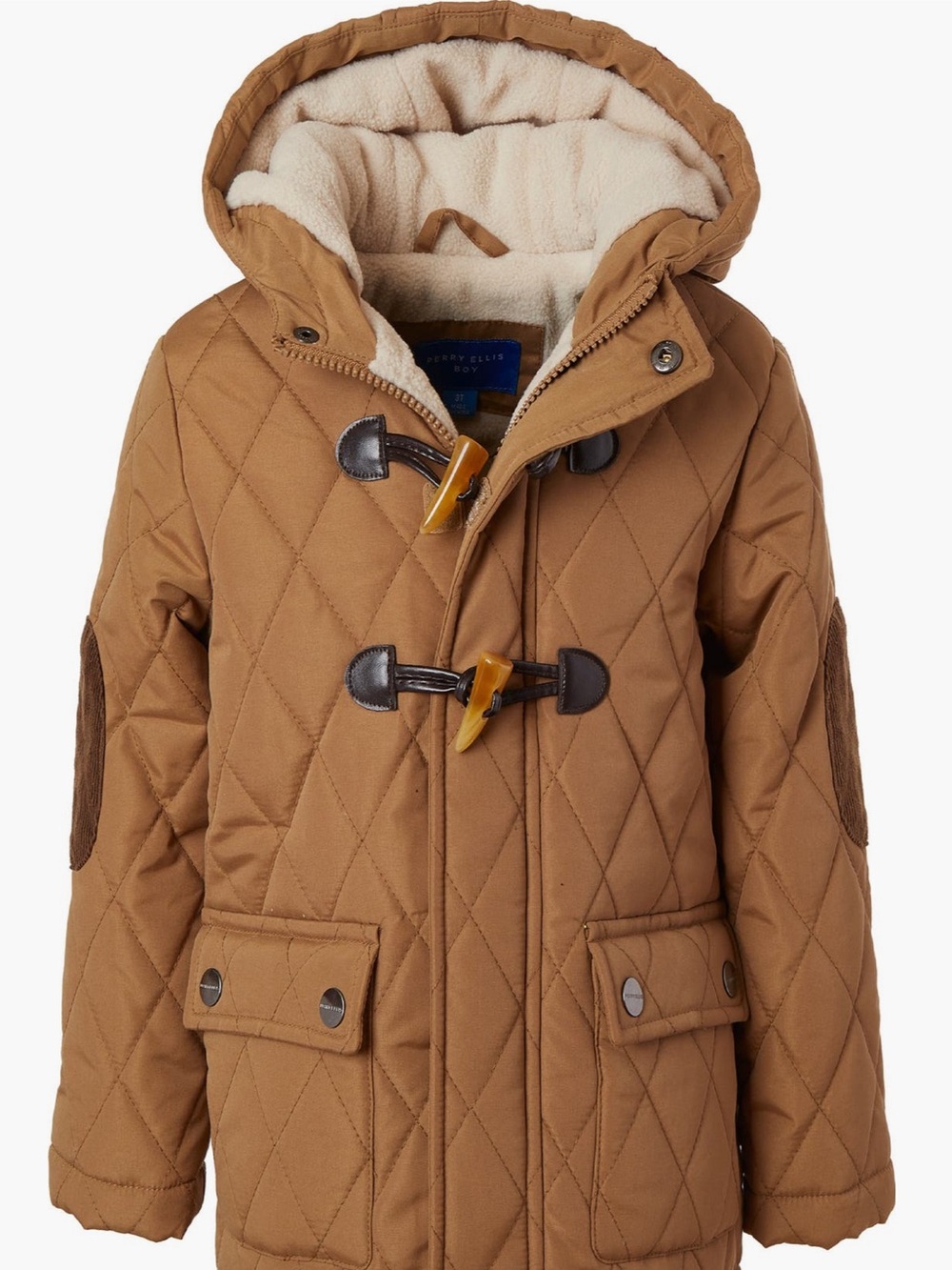 Perry Ellis SUEDED MICROFIBER
QUILTED JKT